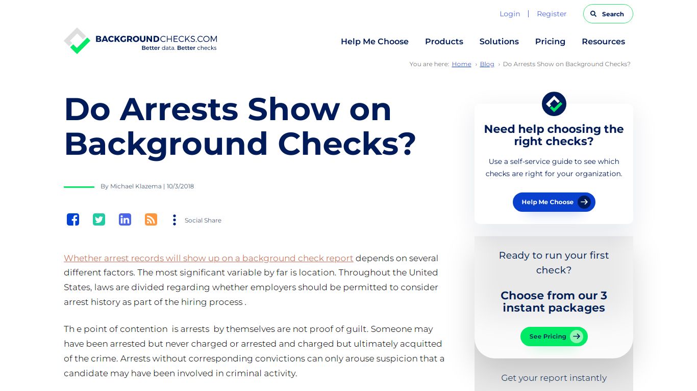 Do Arrests Show on Background Checks?